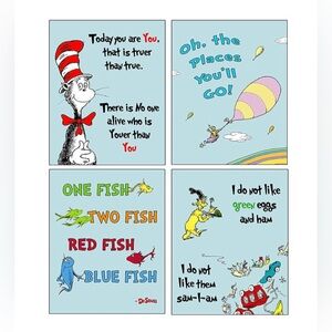 NEW Bigwig Dr Seuss Prints